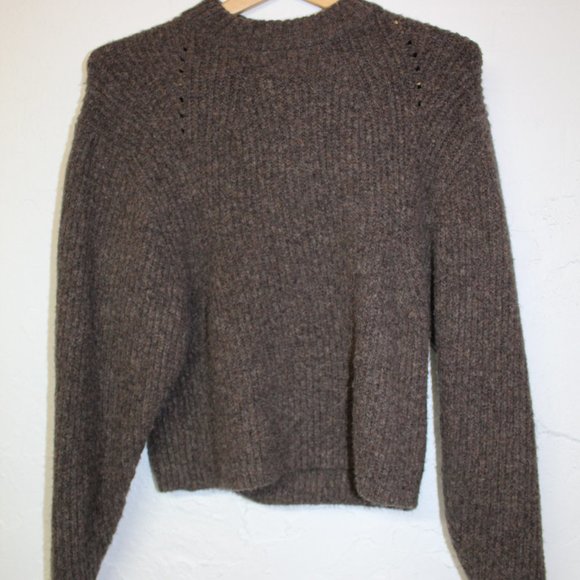 Crewneck Shaker Pullover Sweater - Picture 1 of 2